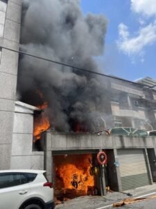 Woman Rescued After Lithium Battery Fire in Hualien